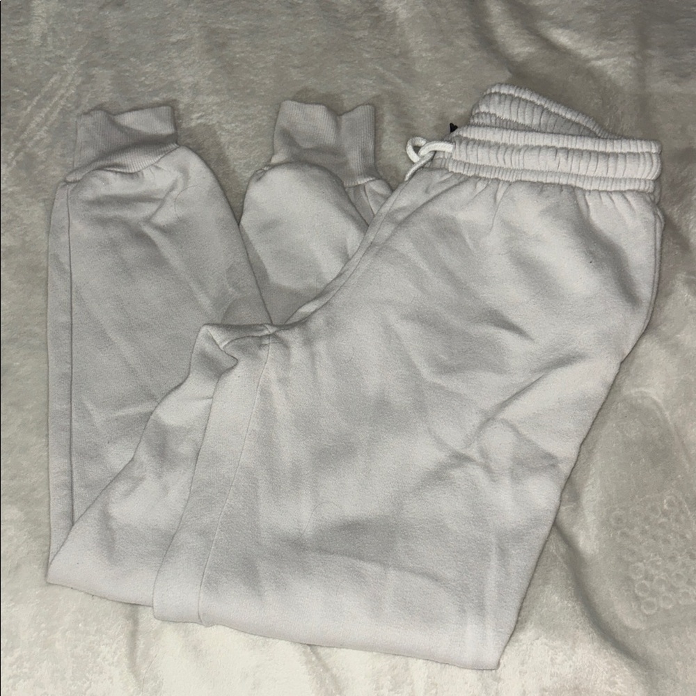 Women’s White Jogger Pants